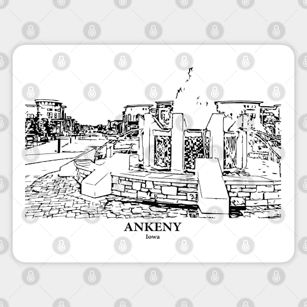 Ankeny - Iowa Magnet by Lakeric